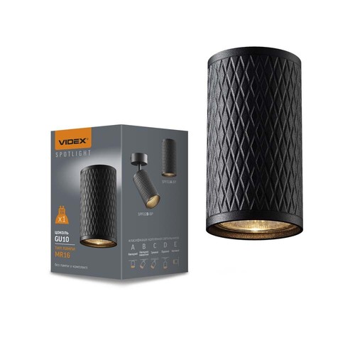Talen loftspot GU10 - sort, 230V, max 30W