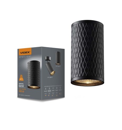 Talen loftspot GU10 - sort, 230V, max 30W