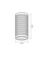 Talen loftspot GU10 - sort, 230V, max 30W