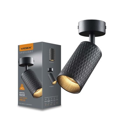 Grant spot GU10 - væg- og loft, sort, 230V, max 30W