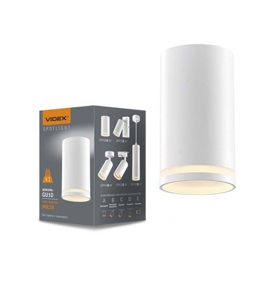 Carmelo loftspotlysarmatur GU10 - hvid