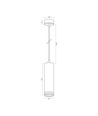 Tatum pendellampe GU10 - sort, 230V, max 30W