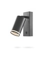 Kent spotlampe GU10 - væggemonteret, sort, 230V, max 30W
