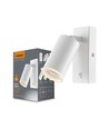 Kent spotlampe GU10 - væggemonteret, hvid, 230V, max 30W