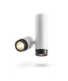 Ariza loftspotlampe GU10 - 2x, hvid, 230V, max 2x30W