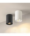 GU10 loftmonteret spot - Hvid, Ø9,6cm, højde 12,5cm, uden lyskilde