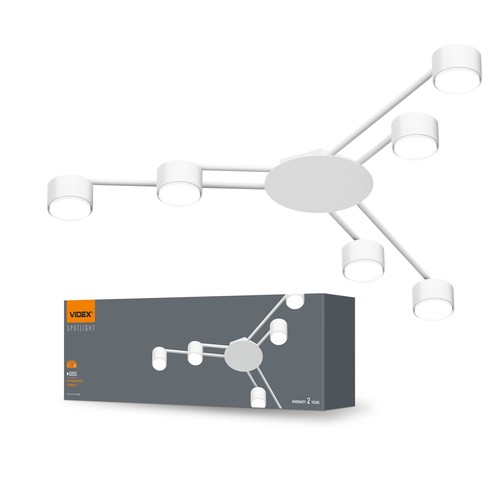 Loftspotlampe GX53 - max 6x30W, 230V