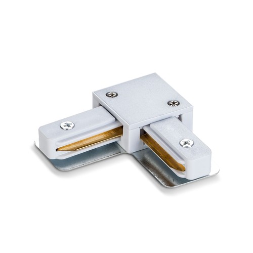 L-formet stik, hvid