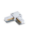 L-formet stik, hvid