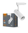 10W hvid skinnespot - 800lm, 36 grader, 4000K, IP20 indendørs