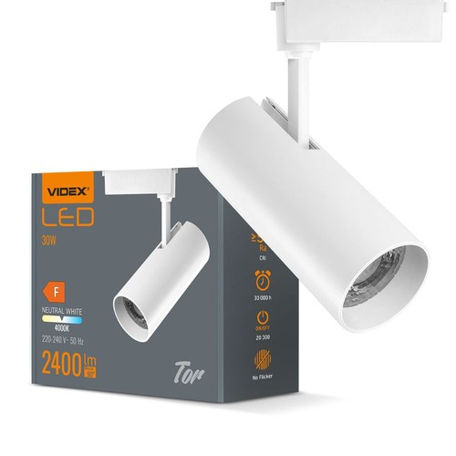 Tor LED skinnepære 30W - hvid, 230V, 2400lm, forbrug 30W