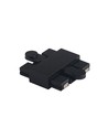 Lige forbindelse - magnetisk busbar, sort