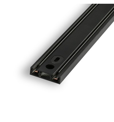 1m samlestang - magnetisk Slim Skinne belysningssystem, sort