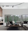 LED-lys - til magnetisk slankt skinne-system, sort, lysstyrke 1700, forbrug 18