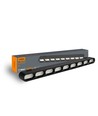 Led-lys - til magnetisk slank skinne system, sort, lysstyrke 1400, forbrug 18