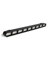 Led-lys - til magnetisk slank skinne system, sort, lysstyrke 1400, forbrug 18