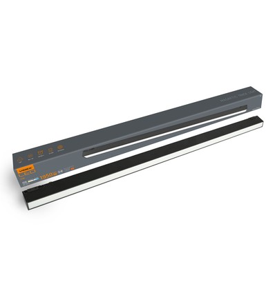 LED-lys - til magnetisk slankt skinne-system, sort, lysstyrke: 1950, forbrug: 21