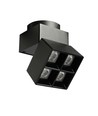 LED-lys - til magnetisk slankt skinnesystem, sort, lysstyrke 610 lm, forbrug 7.5W