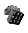 LED-lys - til magnetisk slank skinne system, sort, lysstyrke: 1380, forbrug: 16