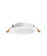 6W LED indbygningspanel - 4000K, 120°, Hul: Ø9.5-10 cm, Mål: 11,8 x 11,8 cm