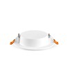 LED downlight 6W - rundt, neutral hvid, 230V, 620lm, 6W forbrug