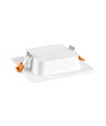 Led downlight 6W - Firkantet, neutral hvid, 230V, 620lm