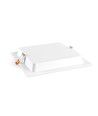 Led downlight 18W - firkantet, neutral hvid, 230V, 2200lm, forbrug 18W