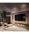 Led indbygningsspot 9W - rund, neutral hvid, 230V, 950lm