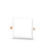 Led indbygningsspot 15W - uden ramme, firkantet, neutral hvid, 230V, 2100lm, 15W forbrug