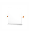 Led indbygningsspot 24W - uden ramme, firkantet, neutral hvid, 230V, 3200lm