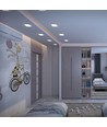 Led indbygningsspot 24W - uden ramme, firkantet, neutral hvid, 230V, 3200lm