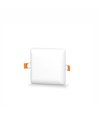 LED indbygningsspot 9W - uden ramme, firkantet, neutral hvid