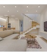 LED indbygningsspot 9W - uden ramme, firkantet, neutral hvid
