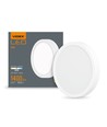 Led loftlampe 18W - Rundt, neutral hvid, spænding: 230V, lysstyrke: 1850, forbrug: 18
