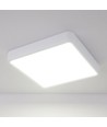Led loftlampe 18W - Firkantet, neutral hvid, 230V, 1850lm, forbrug 18W
