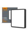 Led loftlampe 24W - Firkantet, sort, neutral hvid, spænding: 230V, lysstyrke: 2500, forbrug: 24