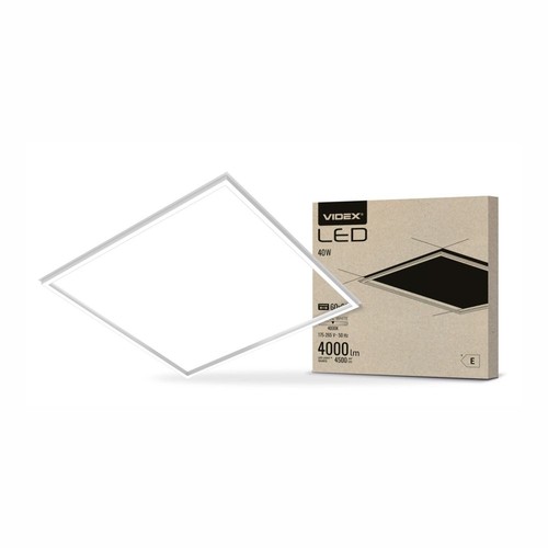 Pa404w rammepanel 40w - neutral hvid, 230v, 4500lm, forbrug 40w