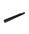60x60 ramme til LED panel, sort - Til påbygning, aluminium, 600x600x50 mm