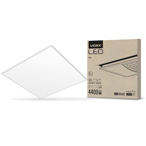 Pb404w indbygningspanel 40w - LED, neutral hvid, 230v, 5100lm