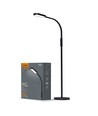 12W Tokyo LED gulvlampe, dæmpbar - 1280lm, sort, touch kontrol, justerbar CCT, flicker free