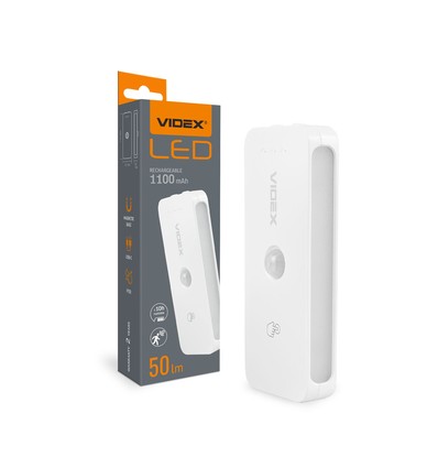 Led natlys - genopladeligt, bevægelsessensor, lysstyrke 50lm, forbrug 0.8W