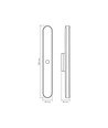 Genopladningslys LED - med fjernbetjening, lysstyrke 150 lm, forbrug 1,5 W