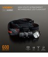 Led bærbar lygte - 5700K, lysstyrke: 600, forbrug: 10