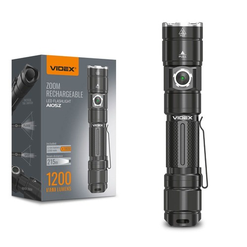 LED-lommelygte - bærbar, 5000K, lysstyrke 1200lm, forbrug 10W