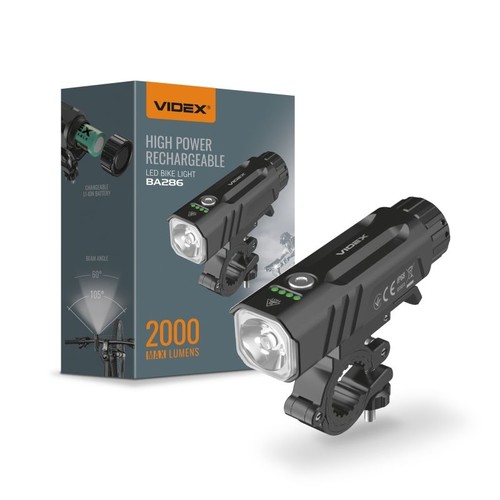 Led cykellygte - 5000K, lysstyrke: 2000, forbrug: 20