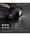Led-hovedlygte - 5000k