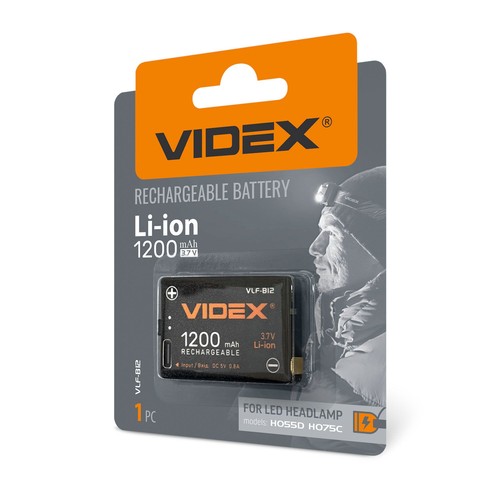 Genopladeligt li-ion-batteri - 1200mAh