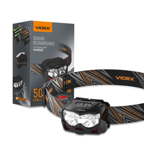 Led-hovedlygte - 5000K, lysstyrke: 500, forbrug: 2x5