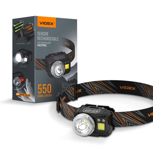LED pandelampe - bevægelsessensor + COB, 1200mAh, genopladelig, udskifteligt batteri, IP65