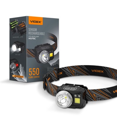 LED pandelampe - bevægelsessensor + COB, 1200mAh, genopladelig, udskifteligt batteri, IP65
